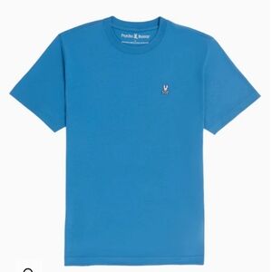 Psycho Bunny Classic Crew Neck T Shirt Blue